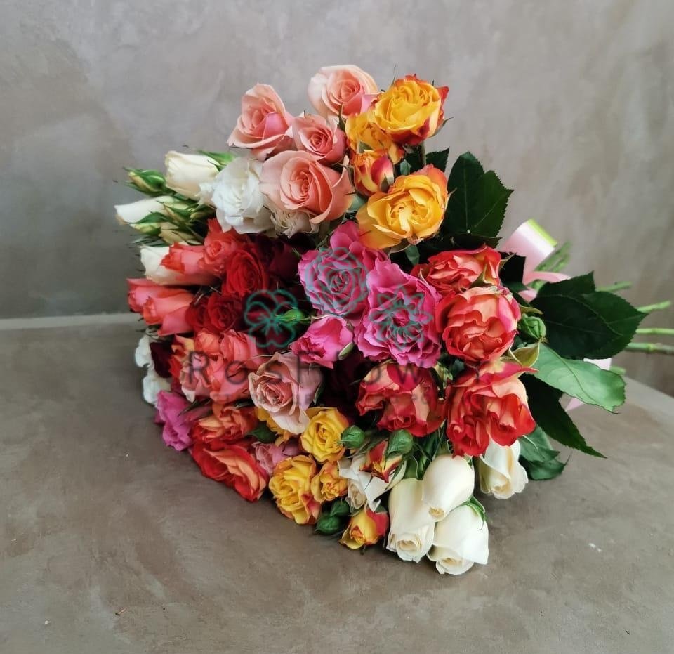 Букет цветов из: Розы в Троицкий