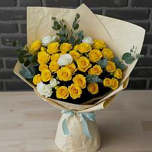 Букет цветов из:  Розы #REPLACE_PRED# Троицкий