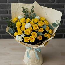 Букет цветов из:  Розы в Троицкий