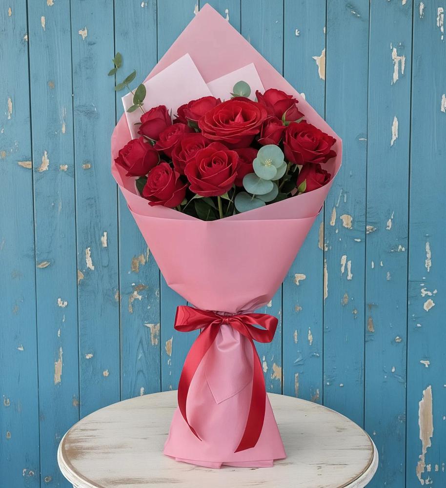 Букет цветов из: Розы в Троицкий