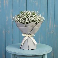 Букет цветов из:  Гипсофила в Троицкий