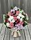 Букет цветов из: Альстромерии, Гвоздики, Розы и Хризантемы в Троицкий