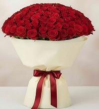 Букет 101 Красная роза Милано в Троицкий