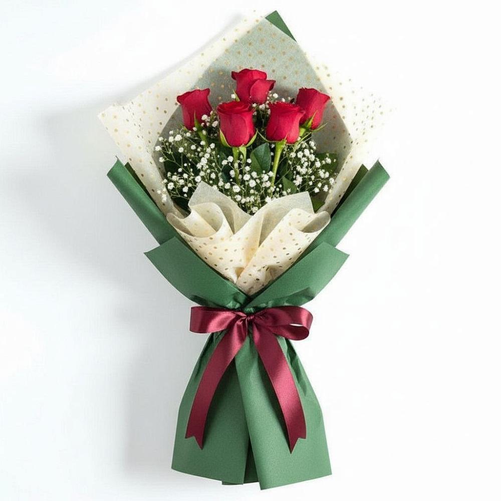 Букет цветов из: Розы в Троицкий