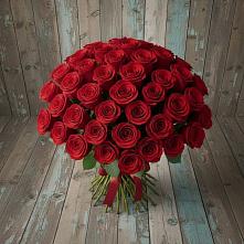 Букет 55 Красных роз Фридом #REPLACE_PRED# Троицкий