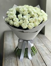 Букет 35 Белых роз в Троицкий