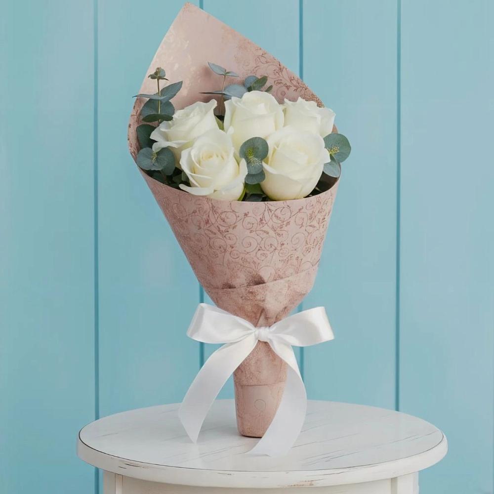 Букет цветов из: Розы в Троицкий