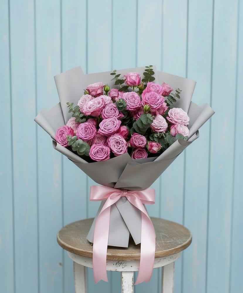 Букет цветов из: Розы в Троицкий