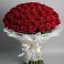 Букет 101 Красная роза Блэк Мэджик в Троицкий