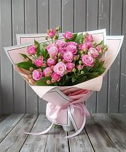 Букет Розовый кустик в Троицкий