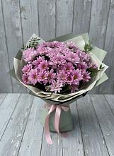 Букет цветов из:  Хризантемы в Троицкий