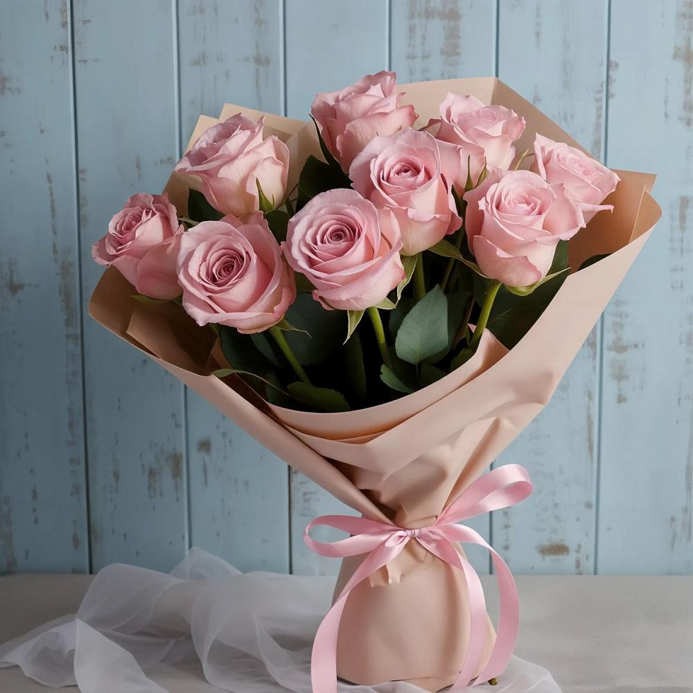 Букет цветов из: Розы в Троицкий