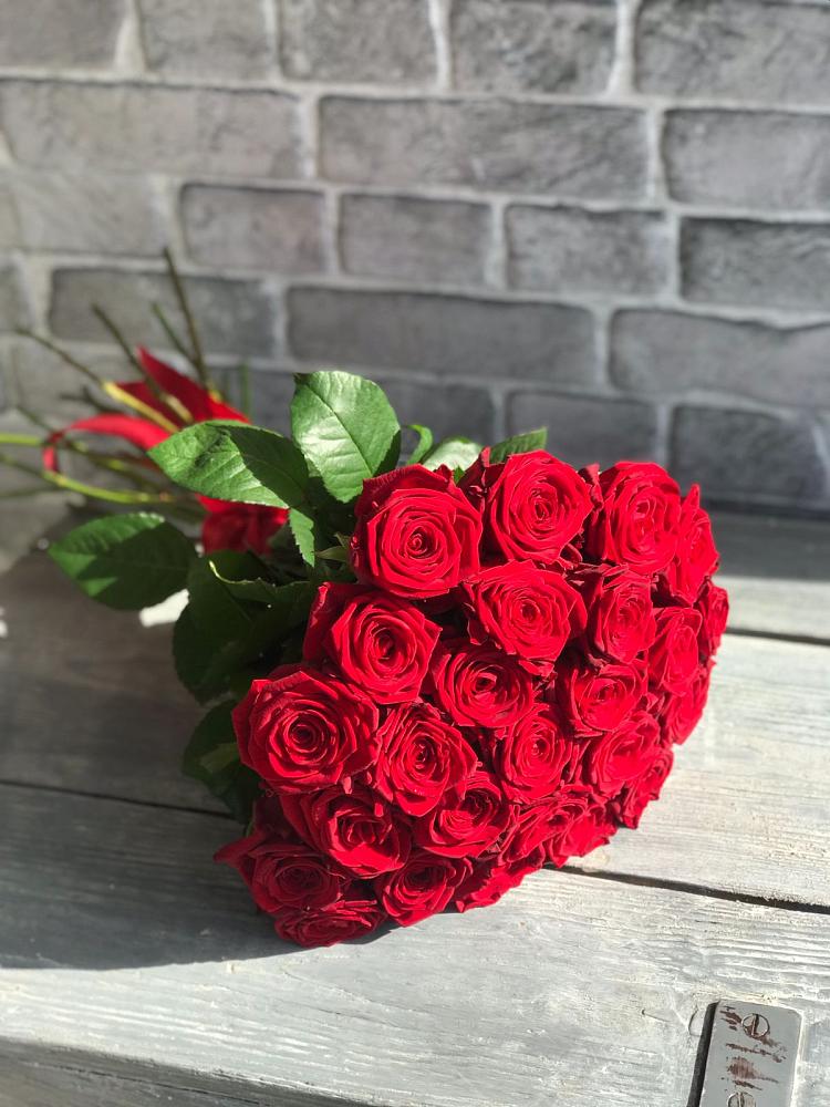 Букет Красные розы Фридом в Троицкий