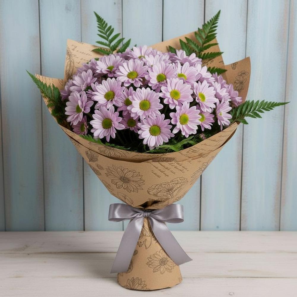 Букет цветов из: Хризантемы в Троицкий