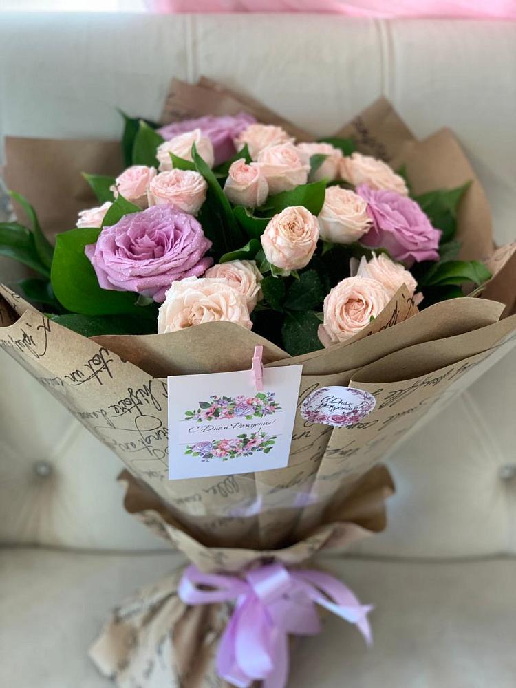 Букет цветов из: Розы в Троицкий