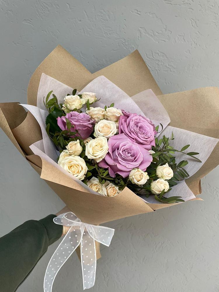 Букет цветов из: Розы в Троицкий