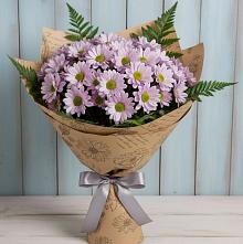Букет цветов из:  Хризантемы в Троицкий