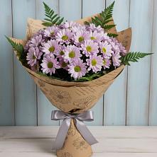 Букет цветов из:  Хризантемы в Троицкий