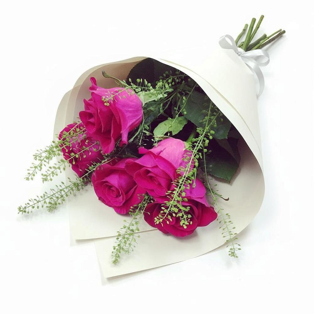 Букет цветов из: Розы в Троицкий