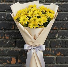 Букет цветов из:  Хризантемы в Троицкий