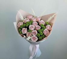 Букет цветов из:  Розы и Хризантемы в Троицкий