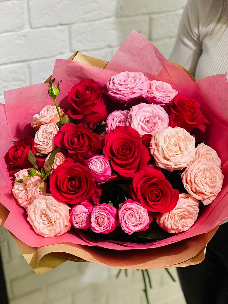 Букет цветов из: Розы в Троицкий