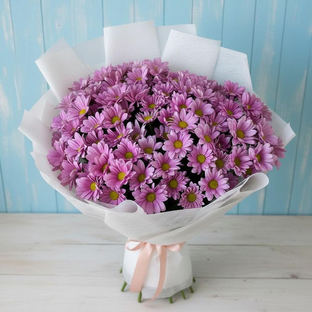 Букет цветов из: Хризантемы в Троицкий