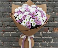 Букет цветов из:  Хризантемы #REPLACE_PRED# Троицкий