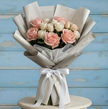 Букет цветов из:  Розы #REPLACE_PRED# Троицкий