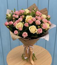 Букет цветов из:  Розы в Троицкий