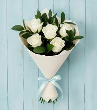 Букет цветов из:  Розы в Троицкий