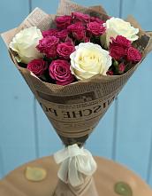 Букет цветов из:  Розы в Троицкий