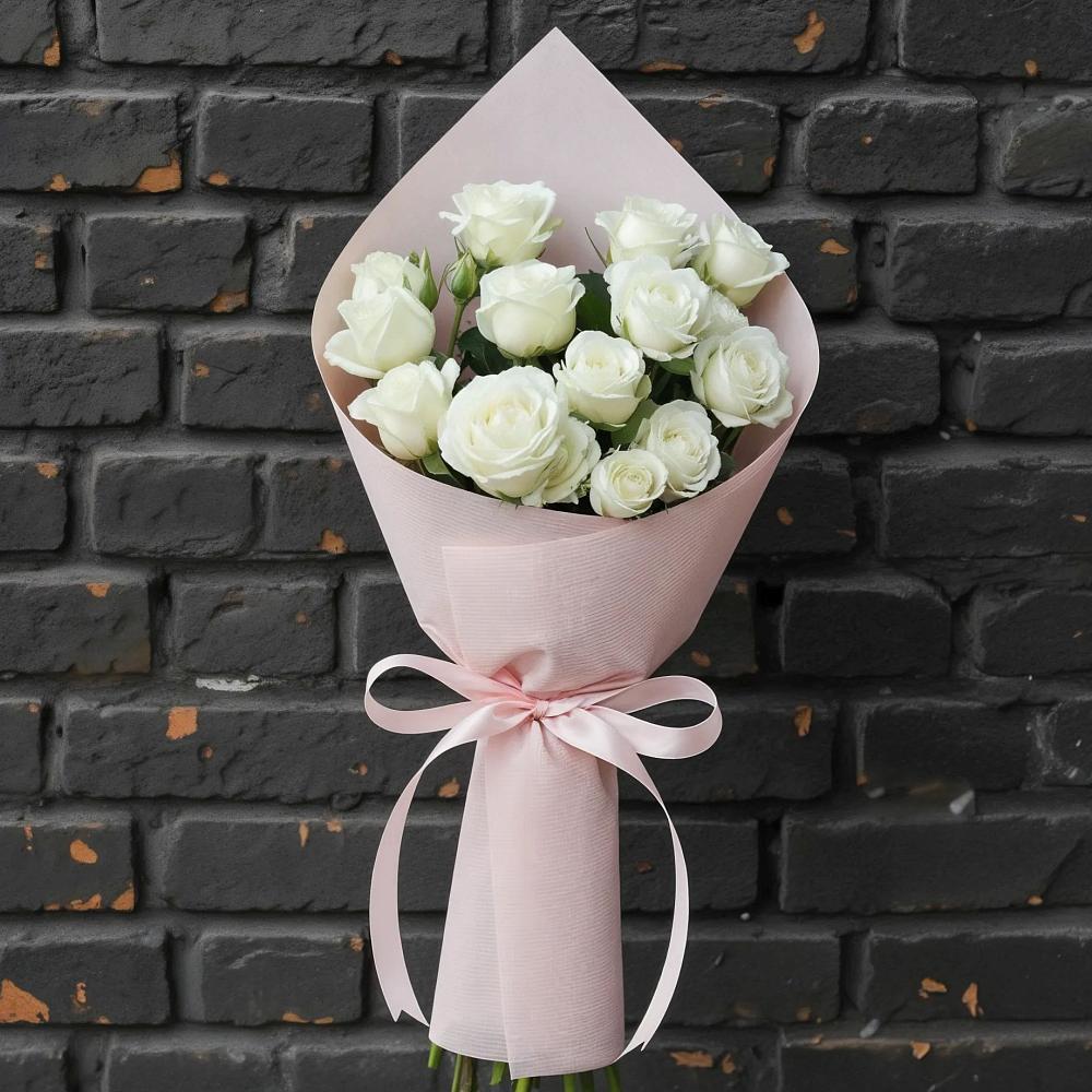 Букет цветов из: Розы в Троицкий