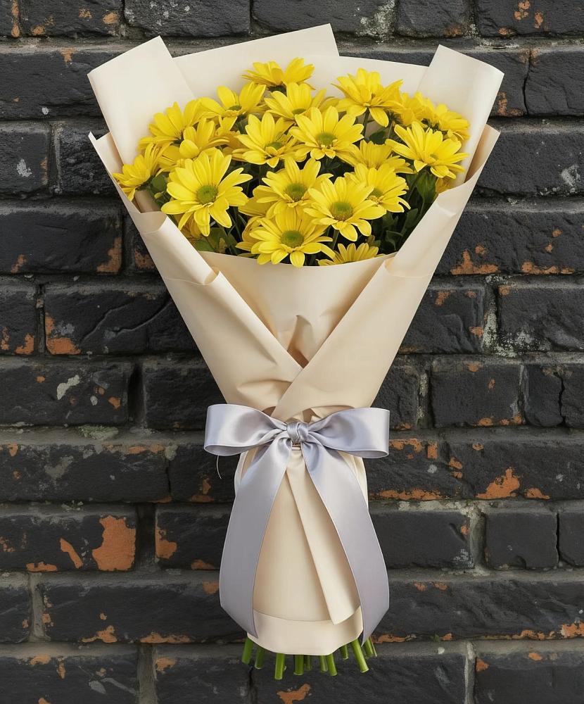 Букет цветов из: Хризантемы в Троицкий