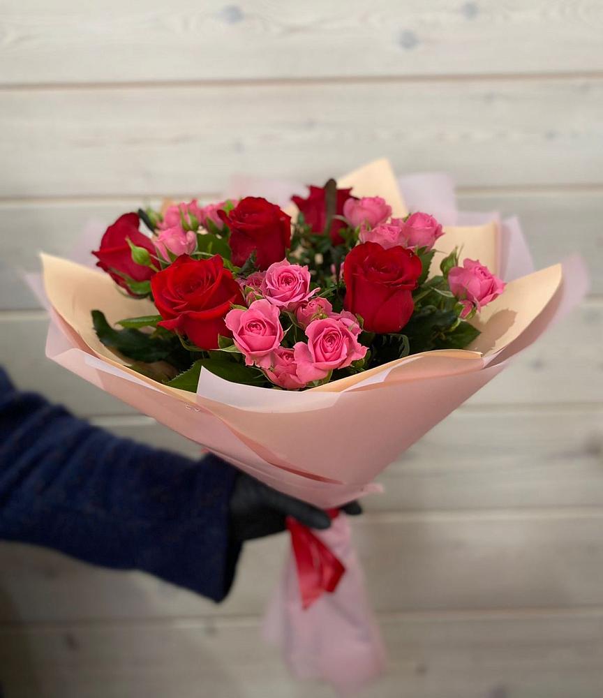 Букет цветов из: Розы в Троицкий