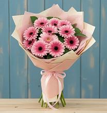 Букет цветов из:  Герберы в Троицкий