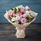 Букет цветов из: Хризантемы, Альстромерии и Розы в Троицкий
